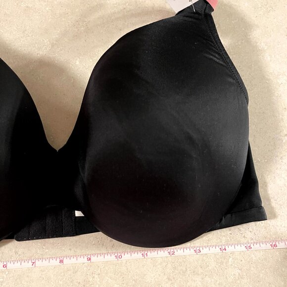 NWT Cacique Black Lightly Lined Full Coverage Underwire Bra 42DD - Picture 2 of 10